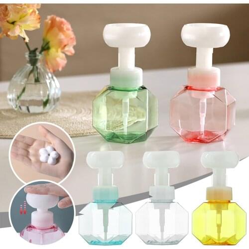 Foaming Bottle Flower-shaped Bubble Hand Soap Bottle Facial Cleanser Foam Sub-bottle Separate Bottling Bottle