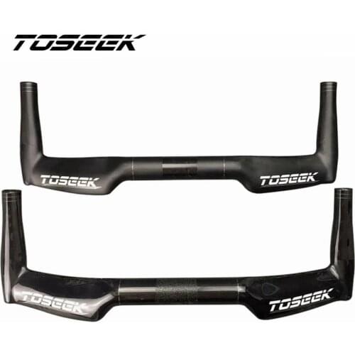 TOSEEK Full UD Carbon Fiber Bicycle TT Handlebar MTB Road Bike Time Trial TT Handlebar Glossy / Matte 31.8*400/420/440mm