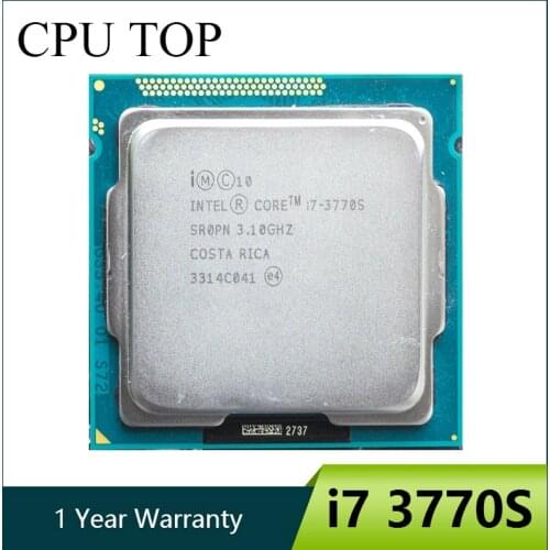 Intel Core i7 3770S Processor Quad-Core 3.1GHz L3=8M 65W Socket LGA 1155 Desktop CPU