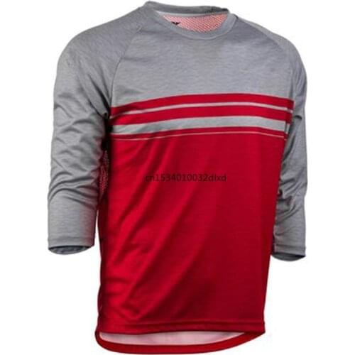 Enduro DH jersey 3/4 sleeve shirt MTB downhill jersey motocross Jersey Off-road motorcycle moto racing jersey cycling hombre