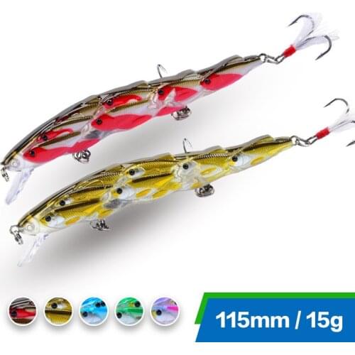 Fishing Lure Wobbler Black Minnow 115mm 15g Spinnerbait Shad Trout Lure Isca Artificial Fishing Bait Crankbait Fishing New 2020