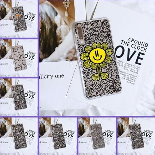 Cartoon Cat Silicone Phone Case For Samsung Galaxy A6 A7 A8 2018 A3 A5 2016 2017 Soft Back Cover For Samsung A6 A8 Plus 2018