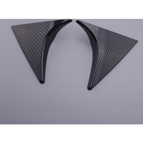 2pcs Car Rear Window Spoiler Side Wing Cover Trim ABS fit for Hyundai Tucson 2016 2017 2018 2019 2020