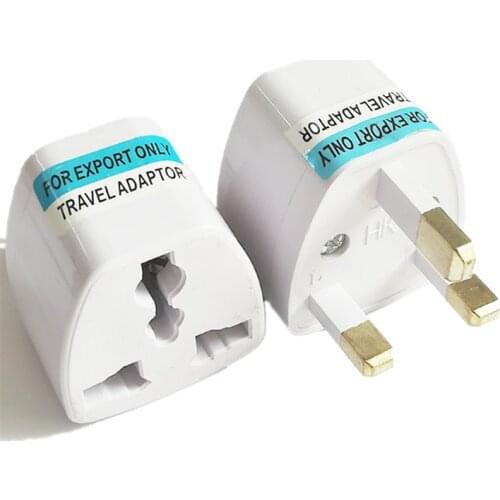 Universal Travel Power Plug Adapter EU China AU US to UK Small Adapter Converter Power Plug Adaptor exemption from postage