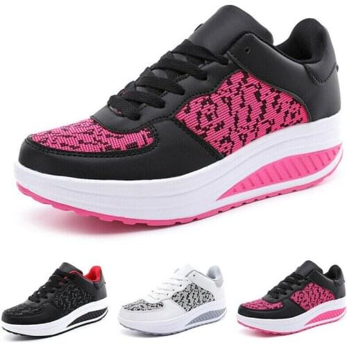 Women Walking Fitness Shape Ups Toning Shoes Platform Wedge Sneakers Casual Platform Shoes Student Platform Shoes