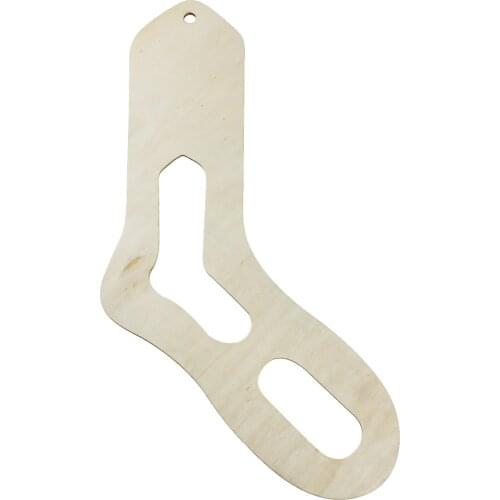 New Natural Color Wooden Handmade Knitting Socks Blocker Stretchers Hollow For Kid/Children Knit (Size 4.5"), 17.6*9.7cm, 10 PCs