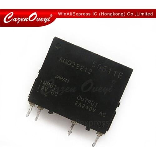 5pcs/lot AQG22212B02 AQG22212 12VDC 12V Solid 2A 240VAC In Stock