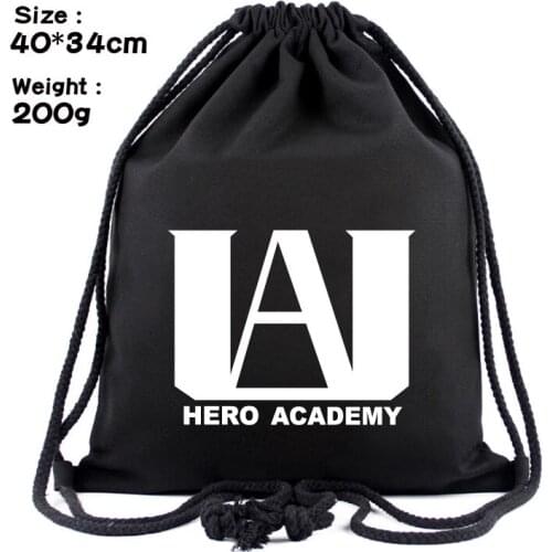 My Hero Academia Deku Todoroki Shouto All Might Props Casual Street Outdoor Canvas Backpack Student Bag Outdoor Sports Backpack