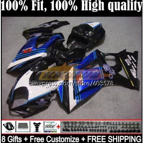Injection For SUZUKI GSXR1000 GSX R1000 K7 GSX-R1000 13CL.62 GSXR-1000 07 08 GSXR 1000CC 1000 CC 2007 2008 Fairing Blue black