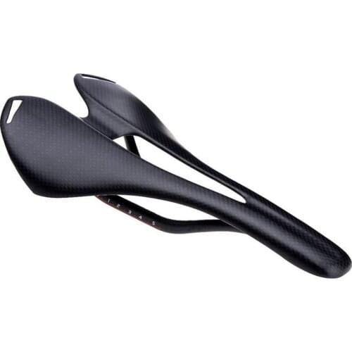 Carbon Fiber Road Mtb Saddle Use 3K T700 Carbon Material Pads Super Light Leather Cushions Ride Bicycles Seat