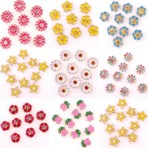 20Pcs/Lot Cute chrysanthemum Flower Floating Charms Finding Rose Flower Floating Memory Locket Necklaces Women Gift Jewelry