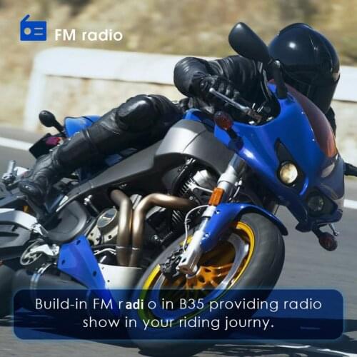 Motorcycle Helmet Earphone Bluetooth 4.1 Intercom Headset for Rider