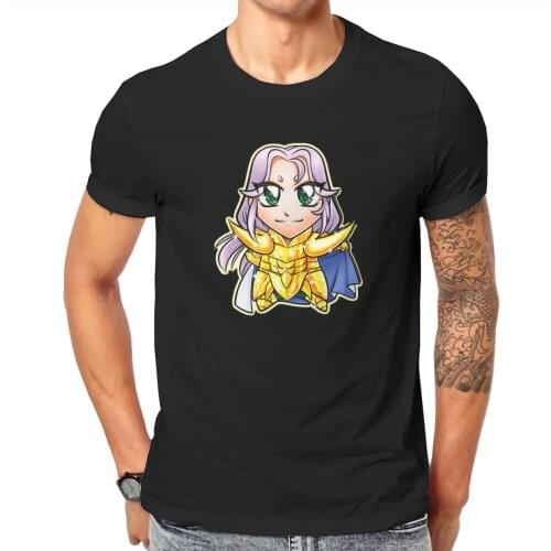 Men Mu aries Chibi Saint Saiye Knight of Zodiacs Anime Aldebaran Funny Classic Top Quality T-shirts