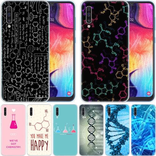 Soft Silicone Case Biology Chemistry DNA for Samsung Galaxy A50 A70 A80 A40 A30 A20 A10 A20E A2 CORE A9 A8 A7 A6 Plus 2018 Cover