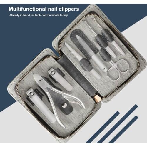 6/8/12/16/18pcs Professional Nail Cutter Pedicure Scissors Set Stainless Steel Thick Nail Clippers Pedicure Nail Scissors Tool