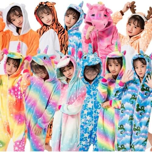 2020 new Halloween Flannel cartoon animal one-piece costume Kids adult onsie animal pajamas winter warm onesie Hooded pajamas