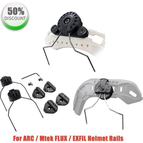 New EARMOR Tactical Headset ARC / Mtek FLUX / EXFIL Rails Adapter Attachment Kit Tactical Headphone Adapter Helmet Accessories
