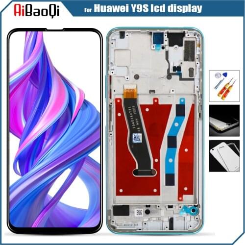 Original 6.59 inch For Huawei Y9S LCD Display huawei P Smart Pro 2019 Touch Screen Digitizer Assembly parts+tools