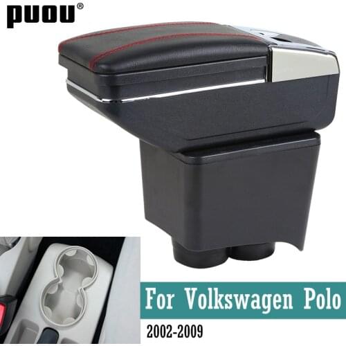 Arm Rest For VW Polo Mk4 2002-2009 Polo Vivo 2010 Center Centre Console Storage Box Armrest