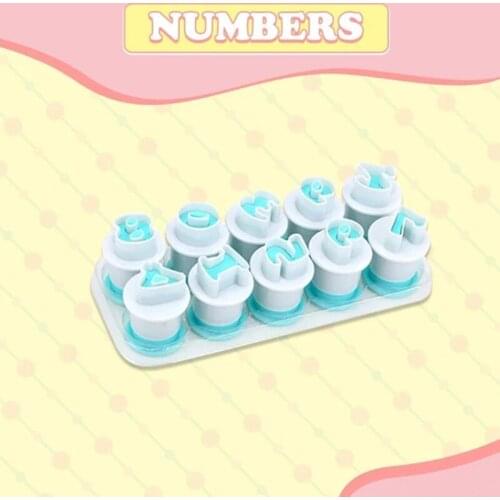 Fondant Cake Alphabet Plunger Set A-Z 0-9 DIY Cake Stamp Mold Cakes Cookies Pastries Mold for Cake Decoration Making SUB Sale
