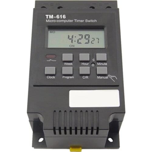 Heavy Load 30A Time Relay 7 Days Programmable Digital Timer Switch Relay Control Time 220V 230V AC Din Rail Mount Wholesales