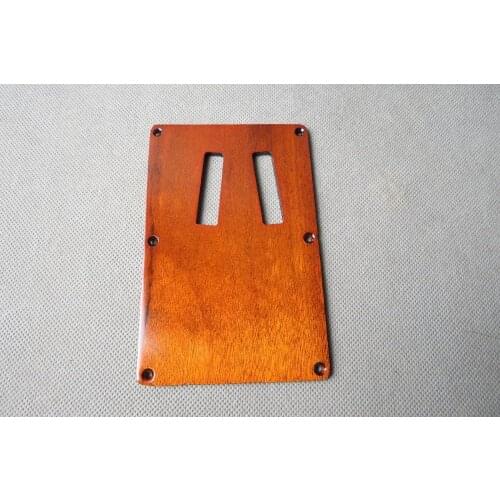 Hand-made Maple wood electric guitar rear rear splayed groove #349