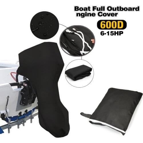 620D full Outboard Motor Cover Rain cover for 6-15HP Boat Motors Waterproof