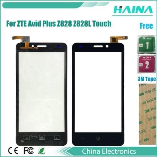 Z828 Touch For ZTE Avid Plus Z828 N9132 touchScreen And Touch Screen Digitizer Assembly Black Color 5.0
