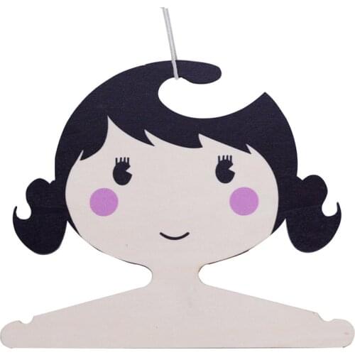 1pcs baby hanger wooden clothes hanger