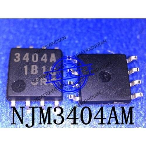 1Pieces New Original NJM3404AM-TE1 NJM3404A 3404A JRC SOP8 In Stock Real Picture