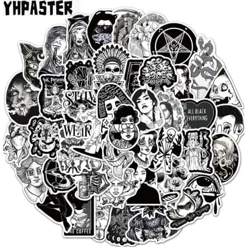 100 Pcs/Pack Demon Gothic Horror Classic Stickers For Kid Car Phone Skateboard Stationery Motorcycle Waterproof Anime Pegatinas