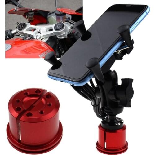 Motorcycle Mobile Phone Accessories Aluminum Alloy X-Type Bicycle Car USB Integrated Mobile Phone Bracket