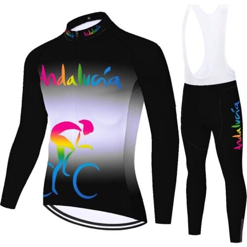 Andalucia Summer Spirng Tenue Cyclisme Tricota Équipement Vélo Mallot Verano Jersey Ciclismo Masculino Maillot Ciclismo Hombre