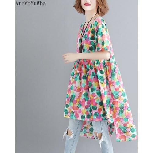 Цветные летние платья AreMoMuWha China At AliExpress