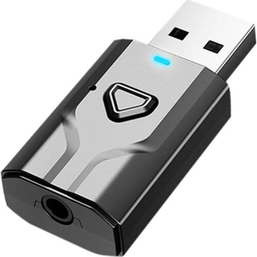 Audio Adapter 4 in 1 Lightweight Durable Bluetooth 5.0 Receiver Transmitter for Computer TV Speakers