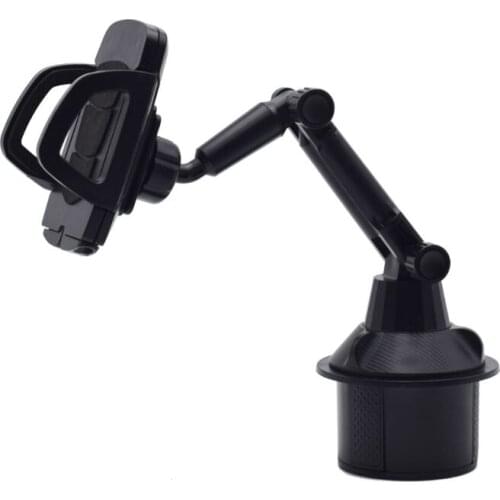 Adjustable Angle Car Cup Holder Cellphone Mount Stand Cradle for Mobile Phones ABCD