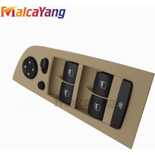 Beige Driver Left Beige Window Mirror Switch Control Unit For BMW E90 E91 318i 320i 325i 335i 61319132137 2004-2012