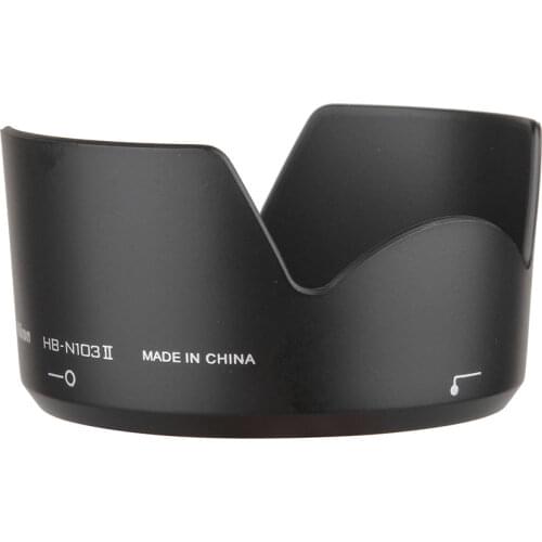 Digital Camera Lens Hood Protect Cover HB-N103II Fits for Nikon1 30-110mm f/3.8-5.6 VR 40.5mm Filter Lens