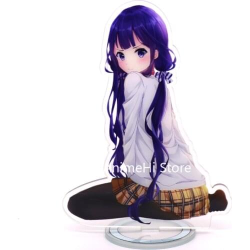 Anime Masamune-kuns Revenge Action Figure Cosplay Toys Adagaki Aki Fujinomiya Neko Koiwai Acrylic Figures Stand Model Dolls