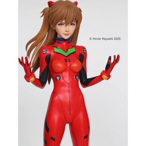GK eva Lin Haoji Asuka Resin White Model Figure