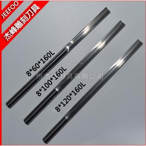 GM-8*100H*160L CNC Solid Carbide Two Straight Flute Bits/CNC Router Bits/Router Cutter
