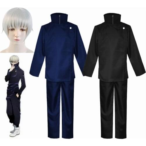 Anime Jujutsu Kaisen Toge Inumaki Full Set School Uniform Cosplay Costume