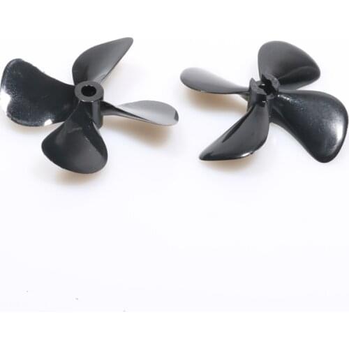 4 blade paddle Immersion Propeller CW CCW propellers with shaft hole diameter 4mm for RC Boat Fishing Tug boat