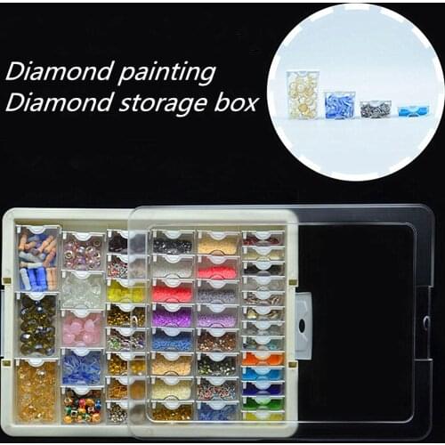 5d DIY Diamond Painting Accessories New Diamond Embroidery Mosaic Tool Diamond Embroidery Transparent Storage Box