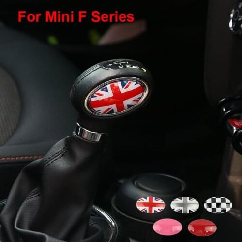 Car Gear Shift Knob Panel Cover Sticker JCW Decal Decoration For BMW Mini Cooper Countryman F54 F55 F56 F60