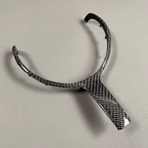Real carbon fiber steering wheel trim for BMW 550D 328M M sport steering wheel upgrade for BMW F10 F20 F30 F32 F34 F48 F25 F26