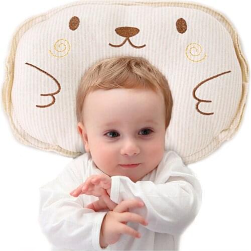 Newest Newborn Toddler Infant Baby Anti Roll Sleep Pillow Babies Positioner Prevent Flat Head Cushion Lovely Cute Pillows