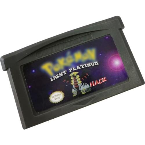 Pokeon Light Platnum Video Game Cartridge Console Card English Language Version For Game Boy