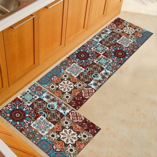 Kitchen Mat Cheaper Anti-slip Modern Area Rugs Living Room Balcony Bathroom Printed Carpet Doormat Hallway Geometric Bath Mat