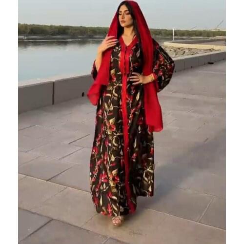 Ramadan Turkey Muslim Dress India Women Long Abaya Moroccan Kaftan Islamic Clothing Khimar Djellaba Dubai Jilbab Party Vestidos
